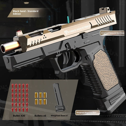 Mechanical Continuous Hair SIG17 Throw Shell Soft Bullet Gun Boy Model